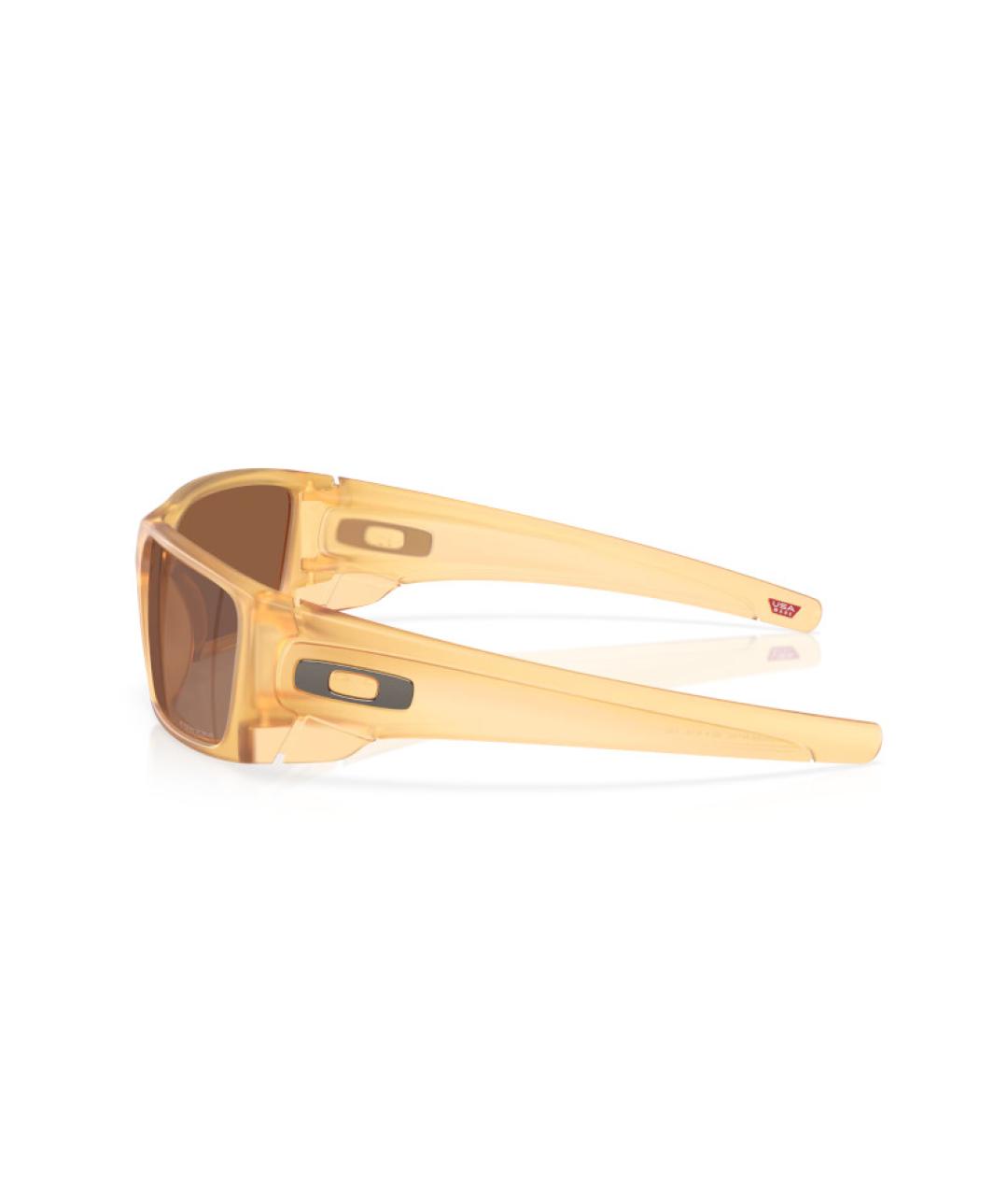 OAKLEY Бежевые пластиковые солнцезащитные очки, фото 2