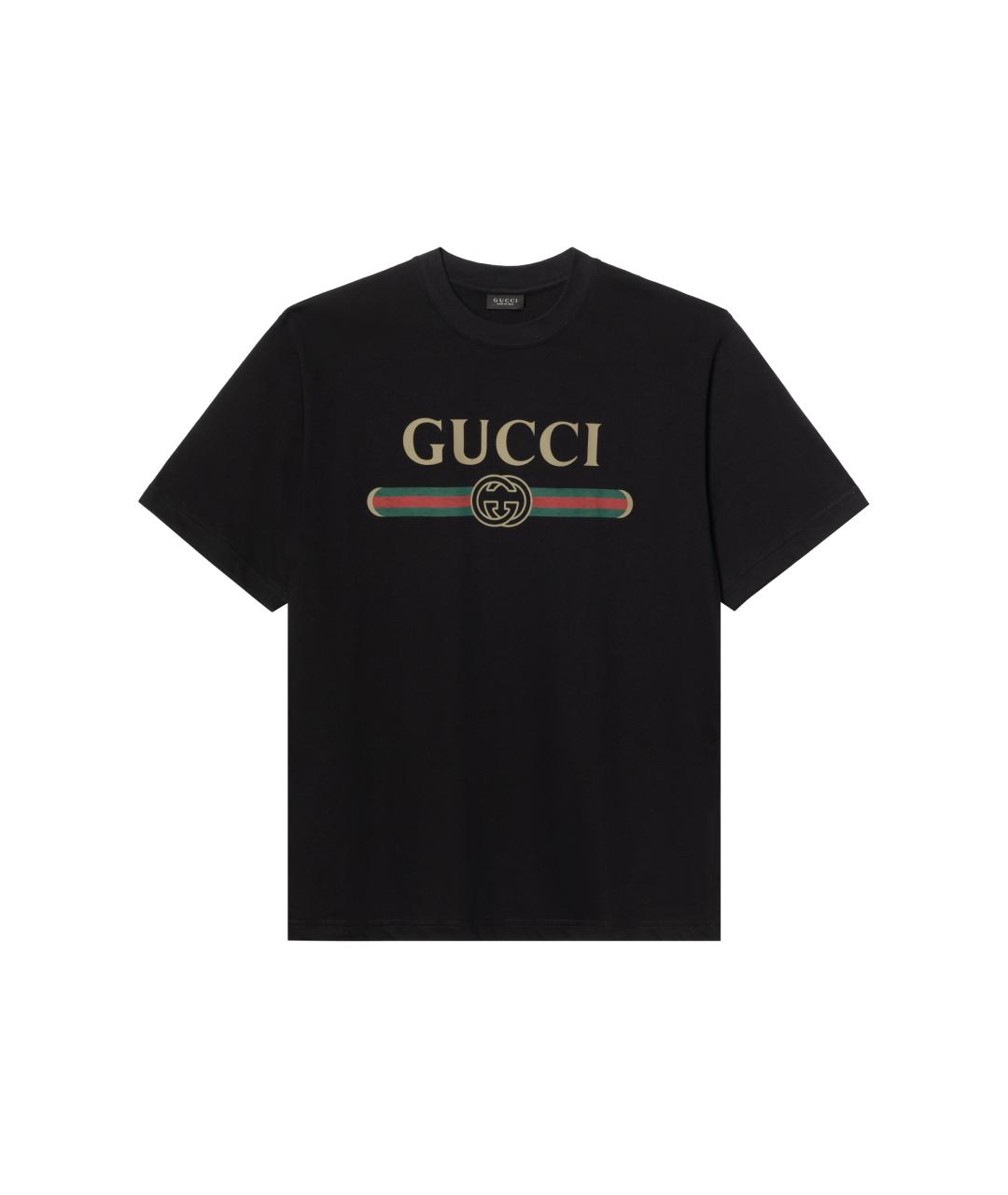 GUCCI Черная футболка, фото 6