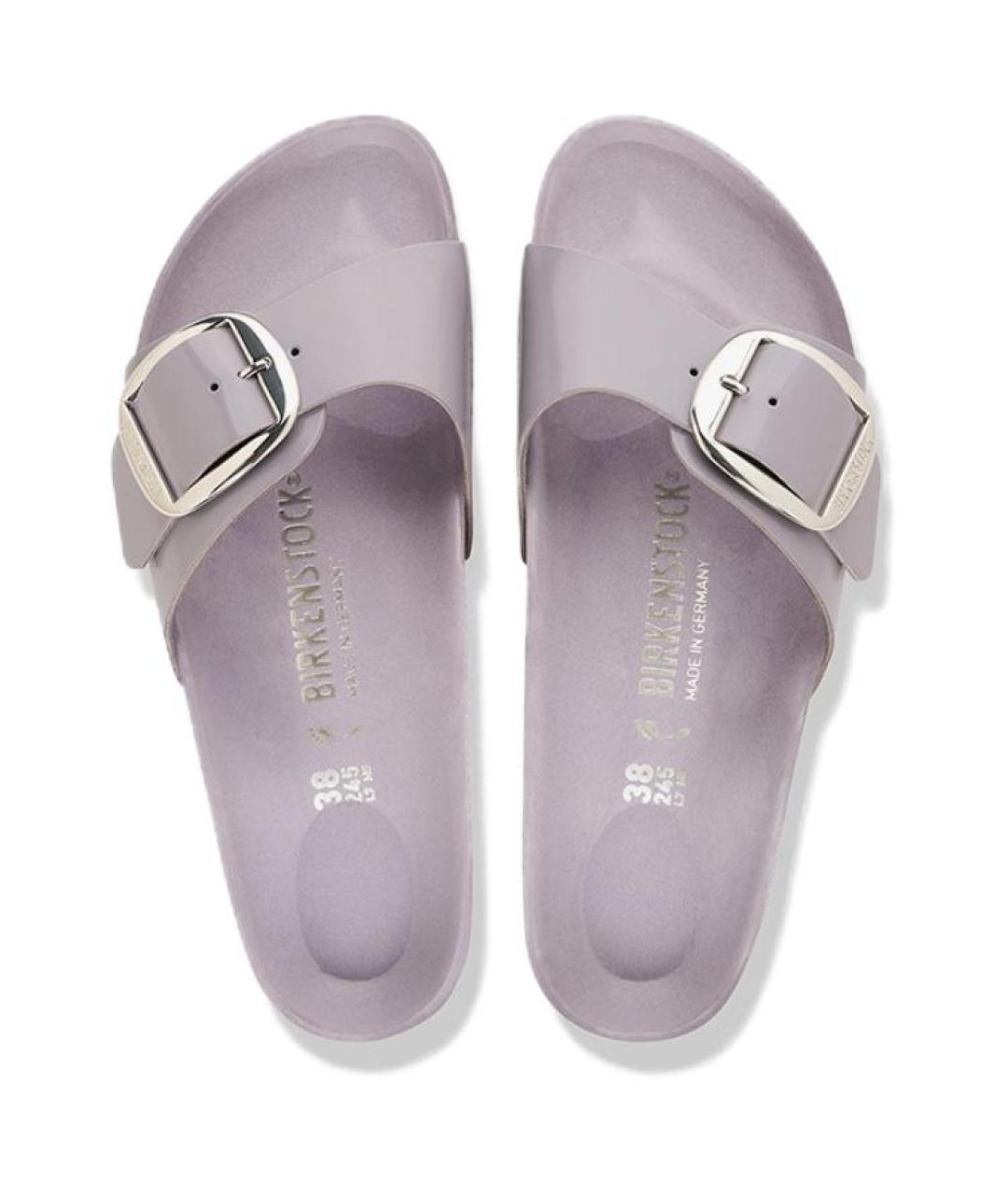 BIRKENSTOCK Фиолетовые шлепанцы, фото 2