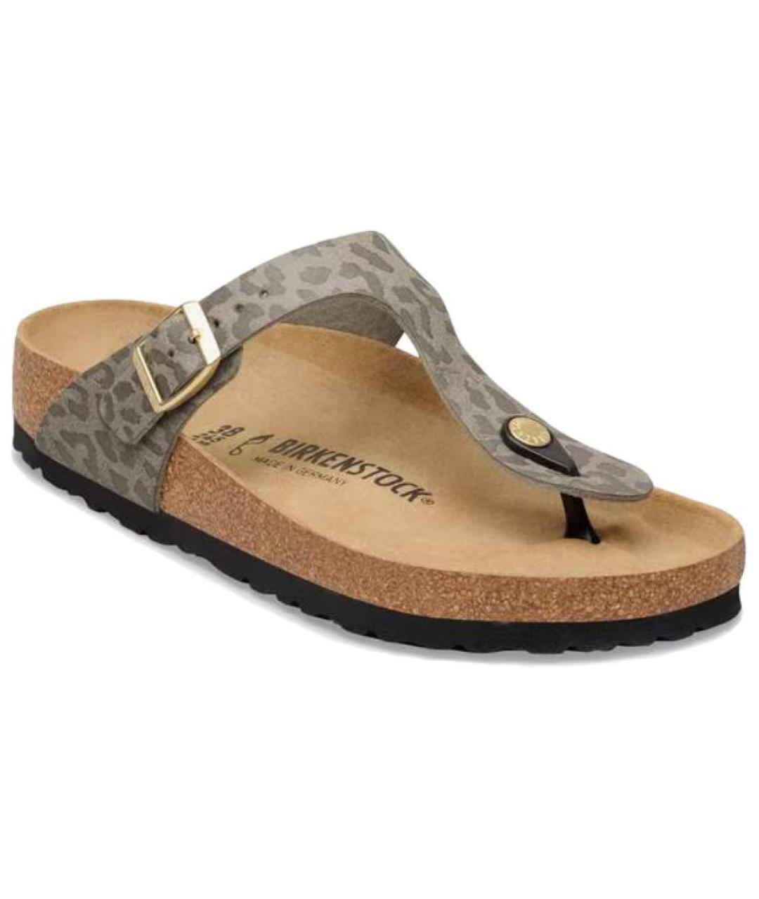 BIRKENSTOCK Коричневые шлепанцы, фото 3