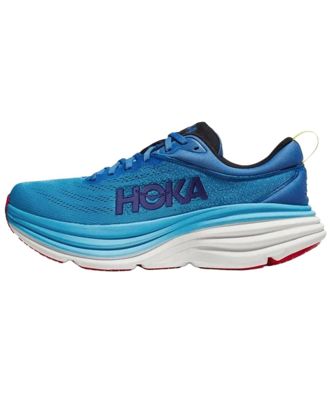HOKA Синие текстильные низкие кроссовки / кеды, фото 2
