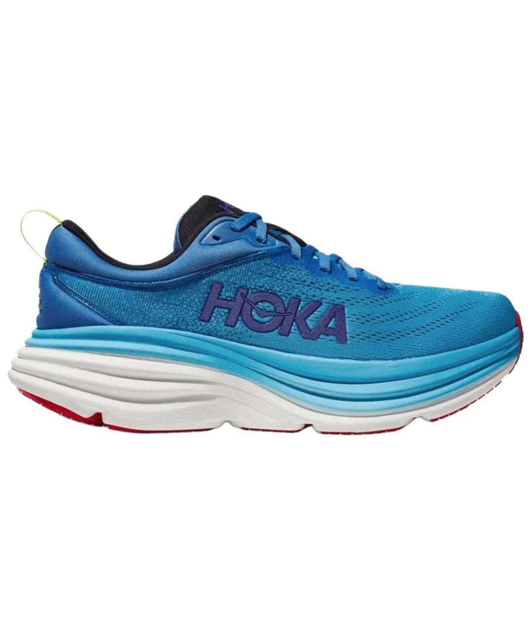 HOKA Синие текстильные низкие кроссовки / кеды, фото 5
