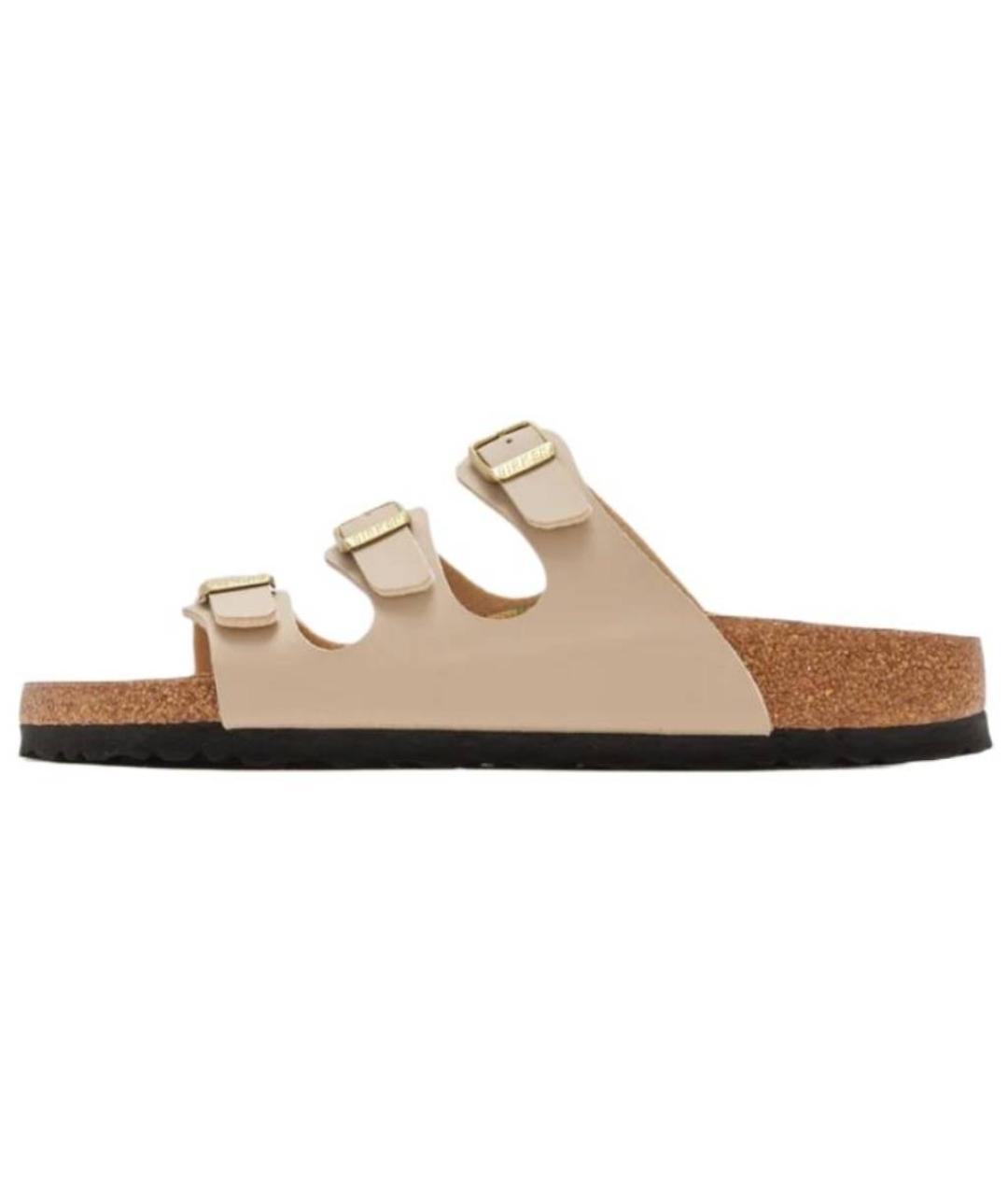 BIRKENSTOCK Бежевые сандалии, фото 2