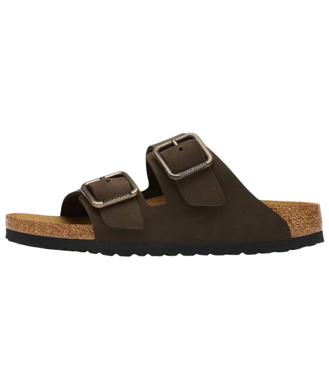 BIRKENSTOCK Коричневые замшевые сандалии, фото 2