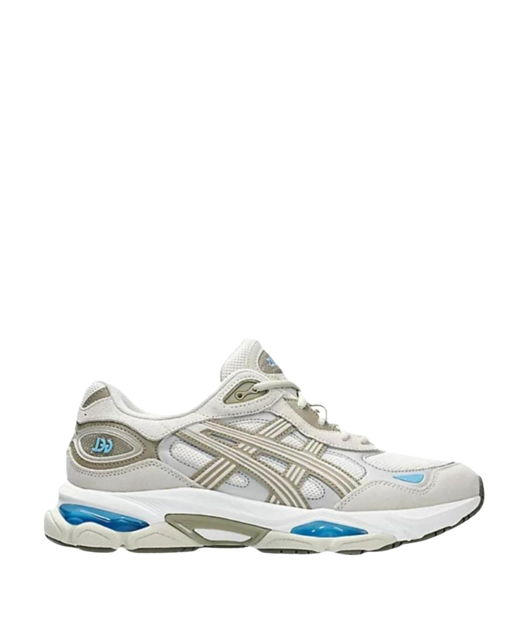 ASICS Бежевые текстильные кроссовки, фото 1