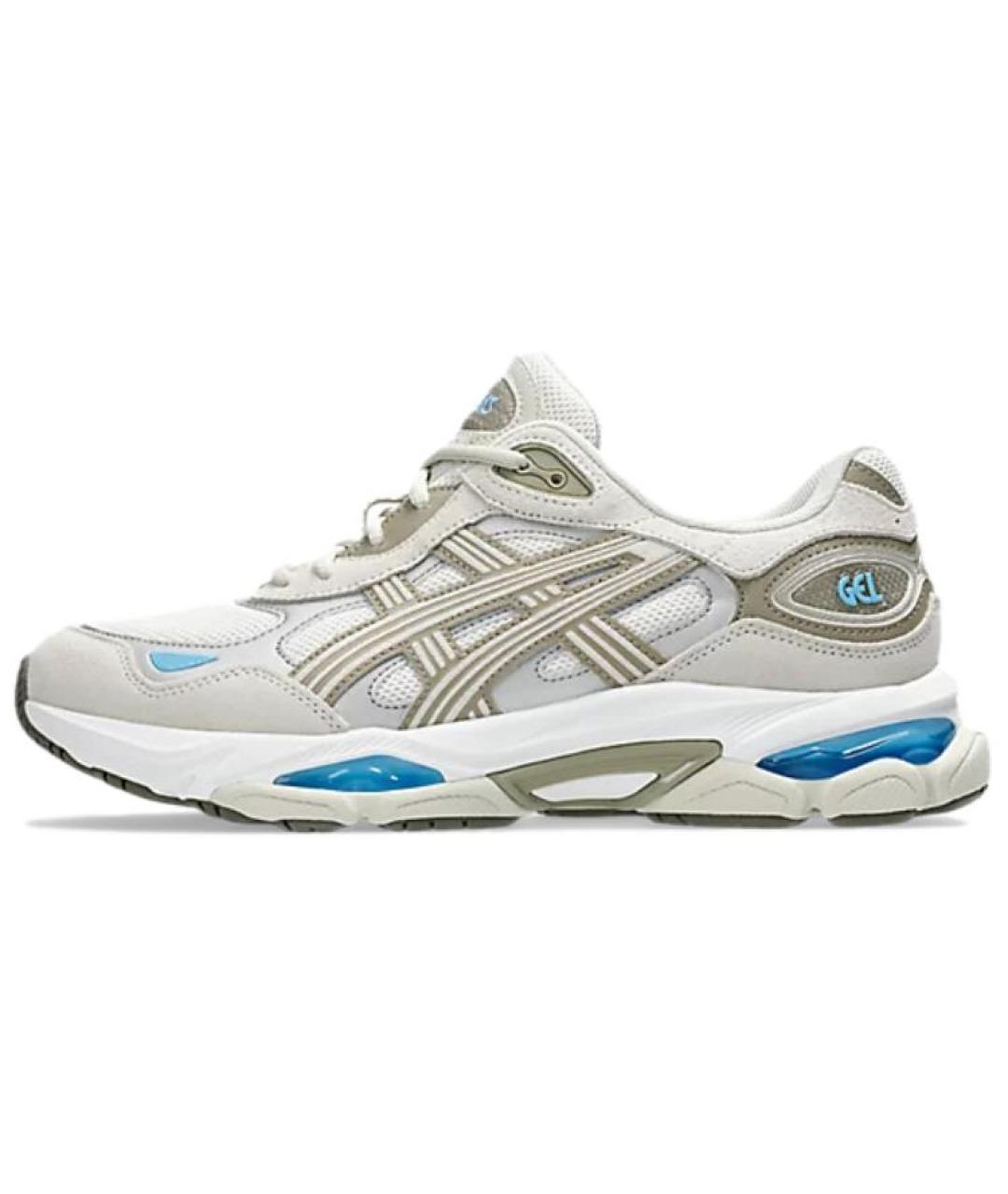 ASICS Бежевые текстильные кроссовки, фото 8