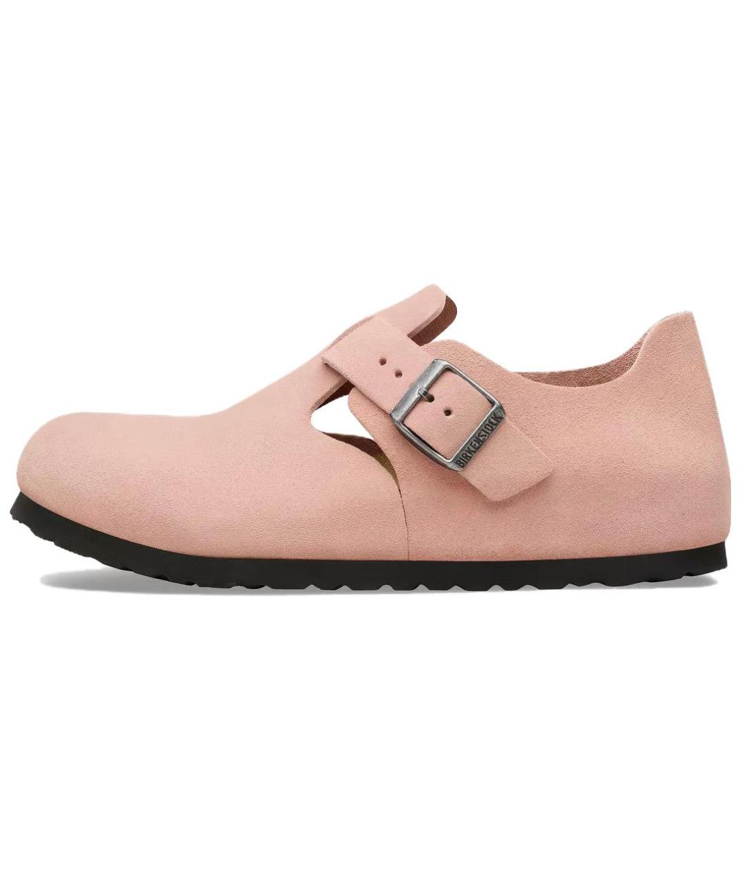 BIRKENSTOCK Розовые замшевые сабо, фото 5