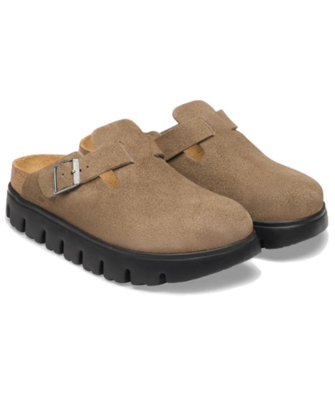 BIRKENSTOCK Коричневые сабо, фото 2