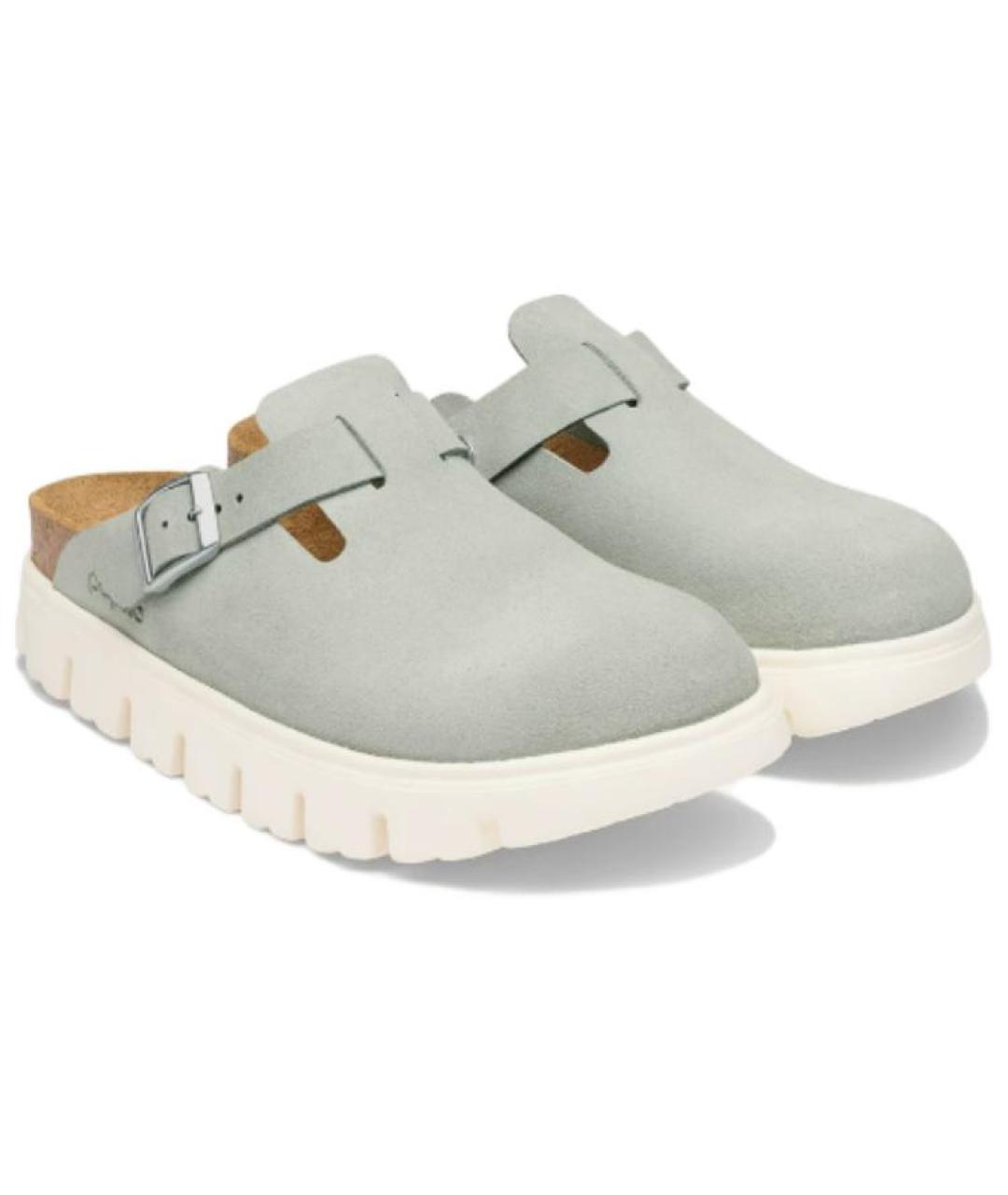 BIRKENSTOCK Зеленые сабо, фото 2