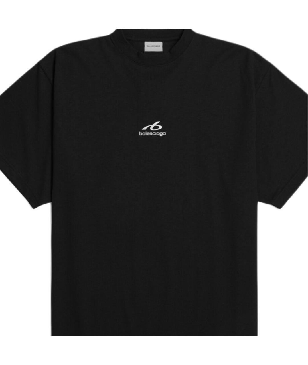 BALENCIAGA Черная футболка, фото 3