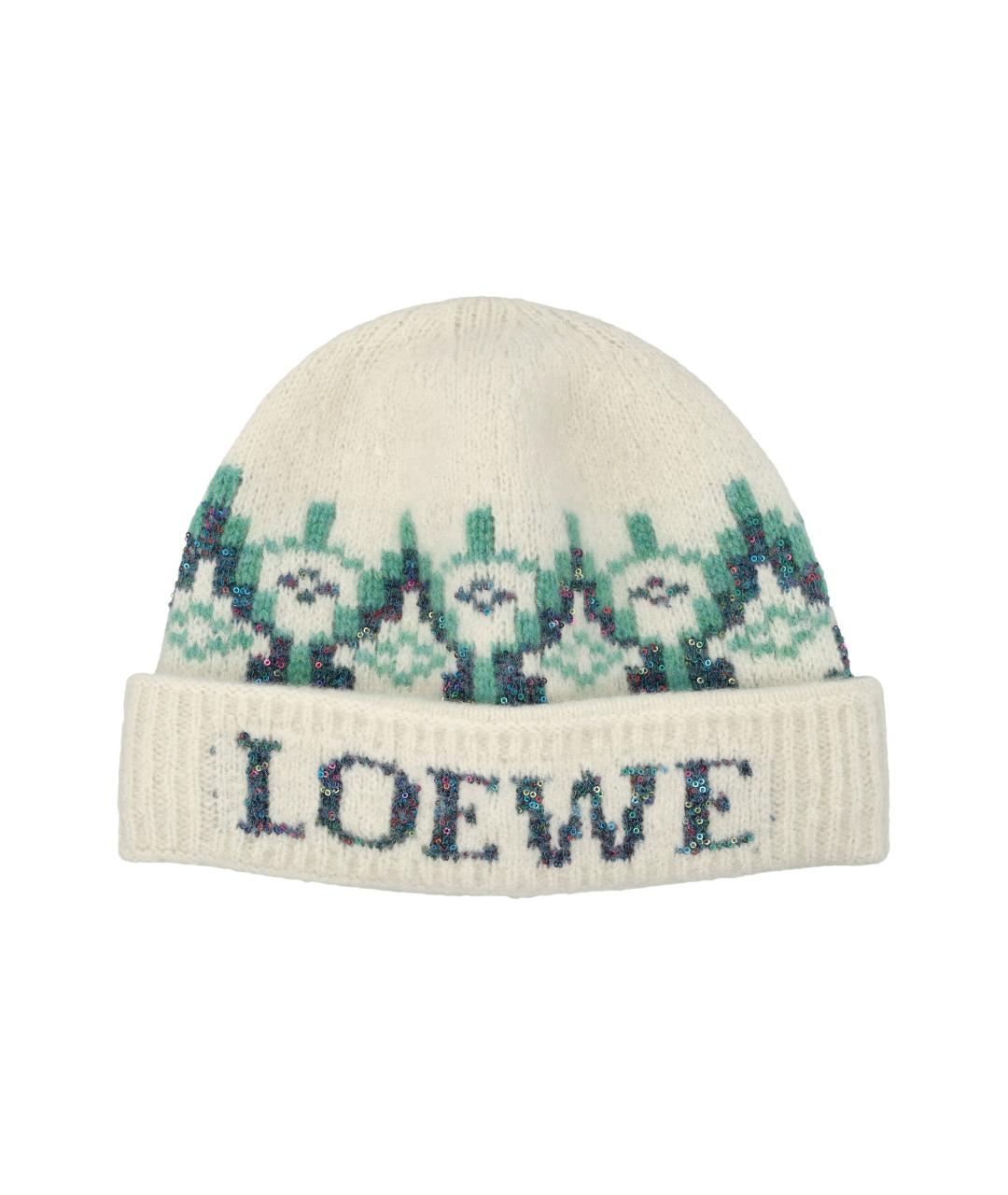 LOEWE Мульти шерстяная шапка, фото 1