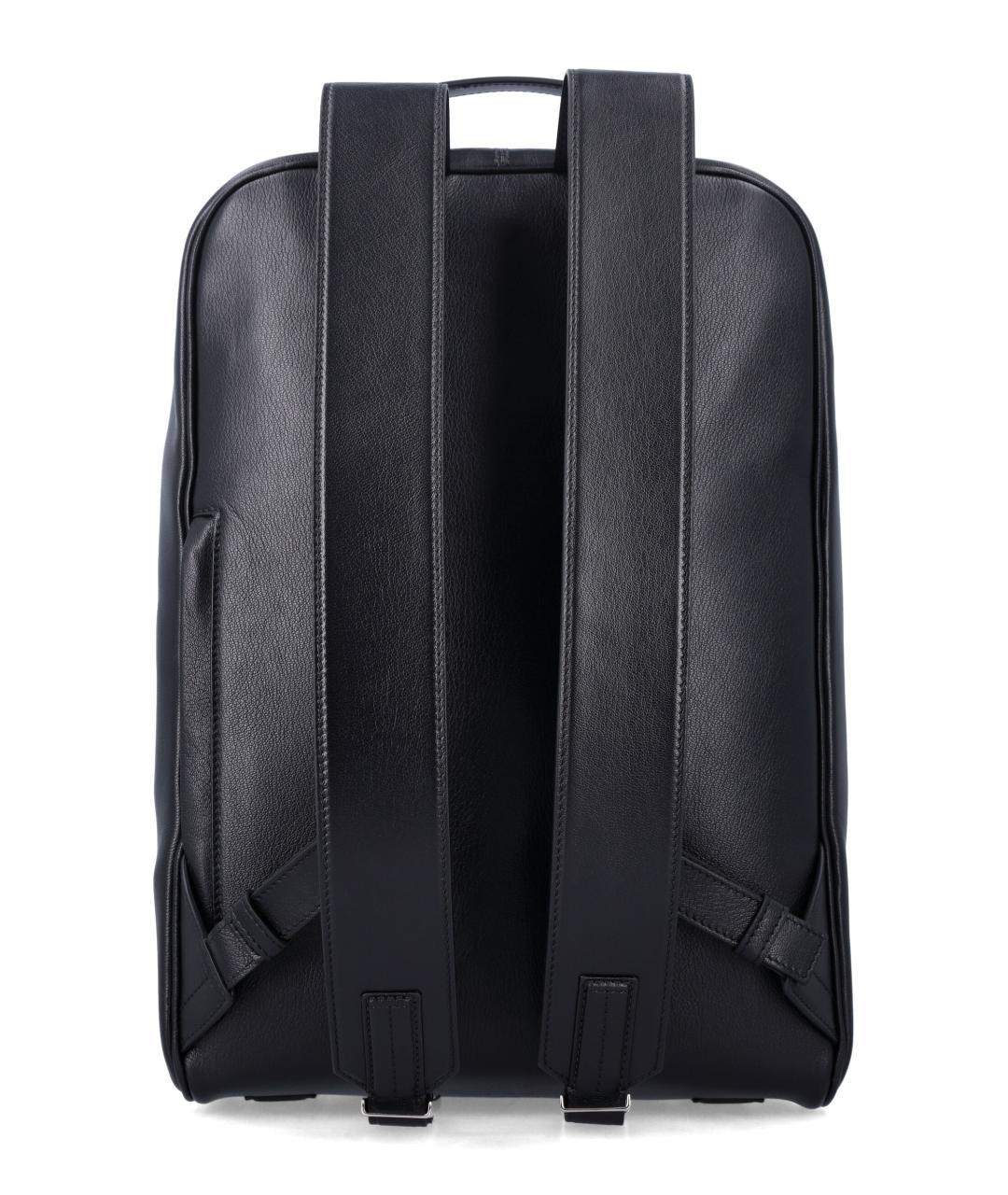 TOM FORD Черный кожаный рюкзак, фото 3