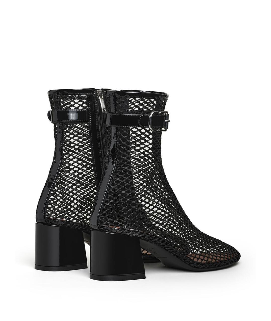 ALAIA Черные кожаные ботильоны, фото 2