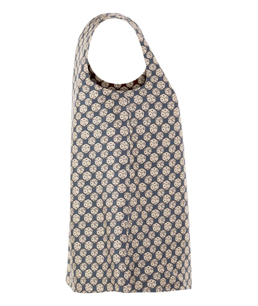 'S MAX MARA Мульти шелковая майка, фото 3