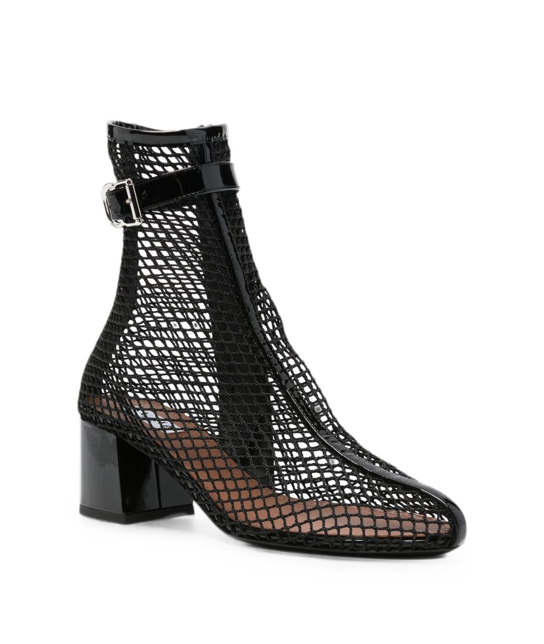 ALAIA Черные текстильные ботильоны, фото 3