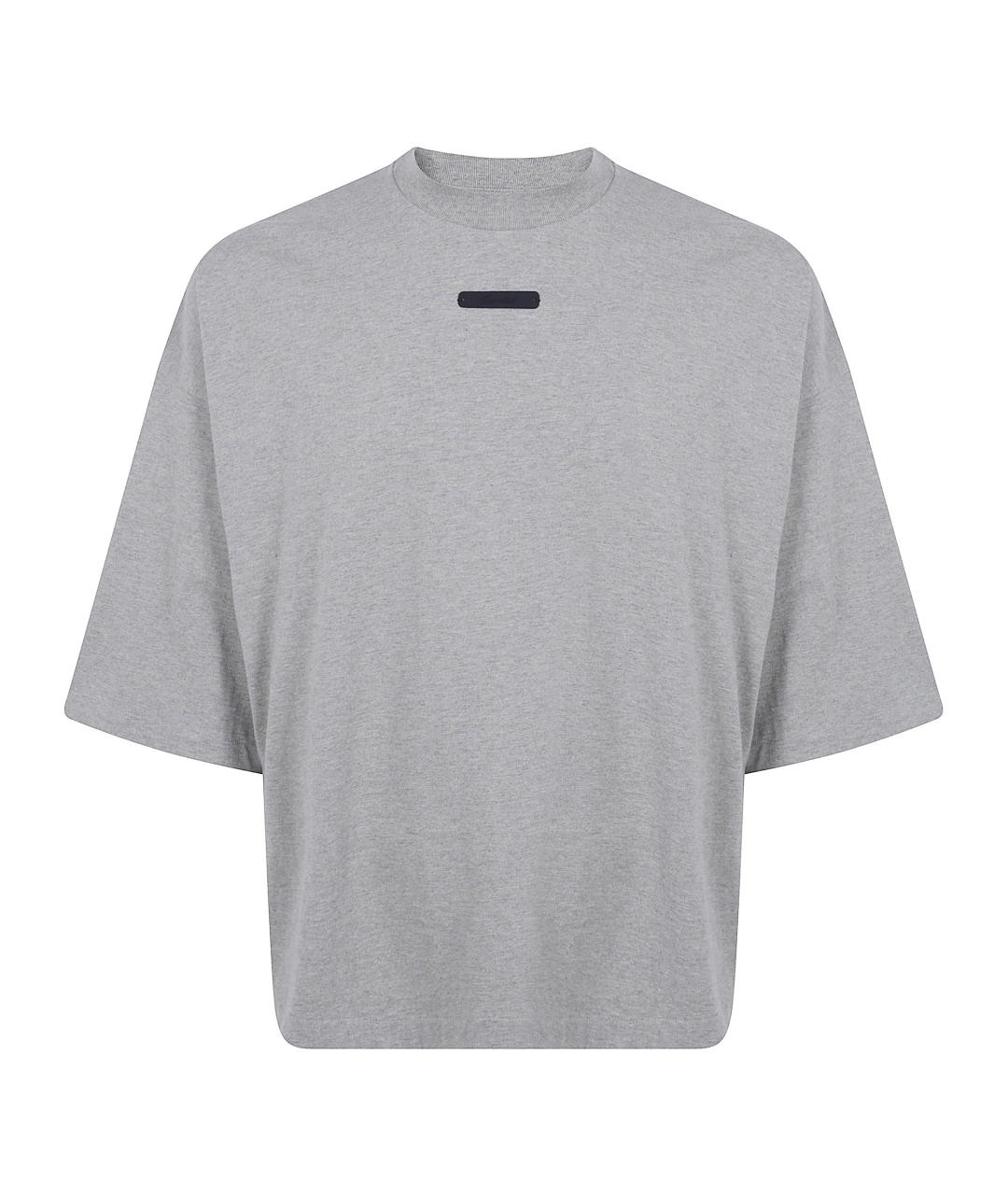 FEAR OF GOD ESSENTIALS Серая хлопковая футболка, фото 1