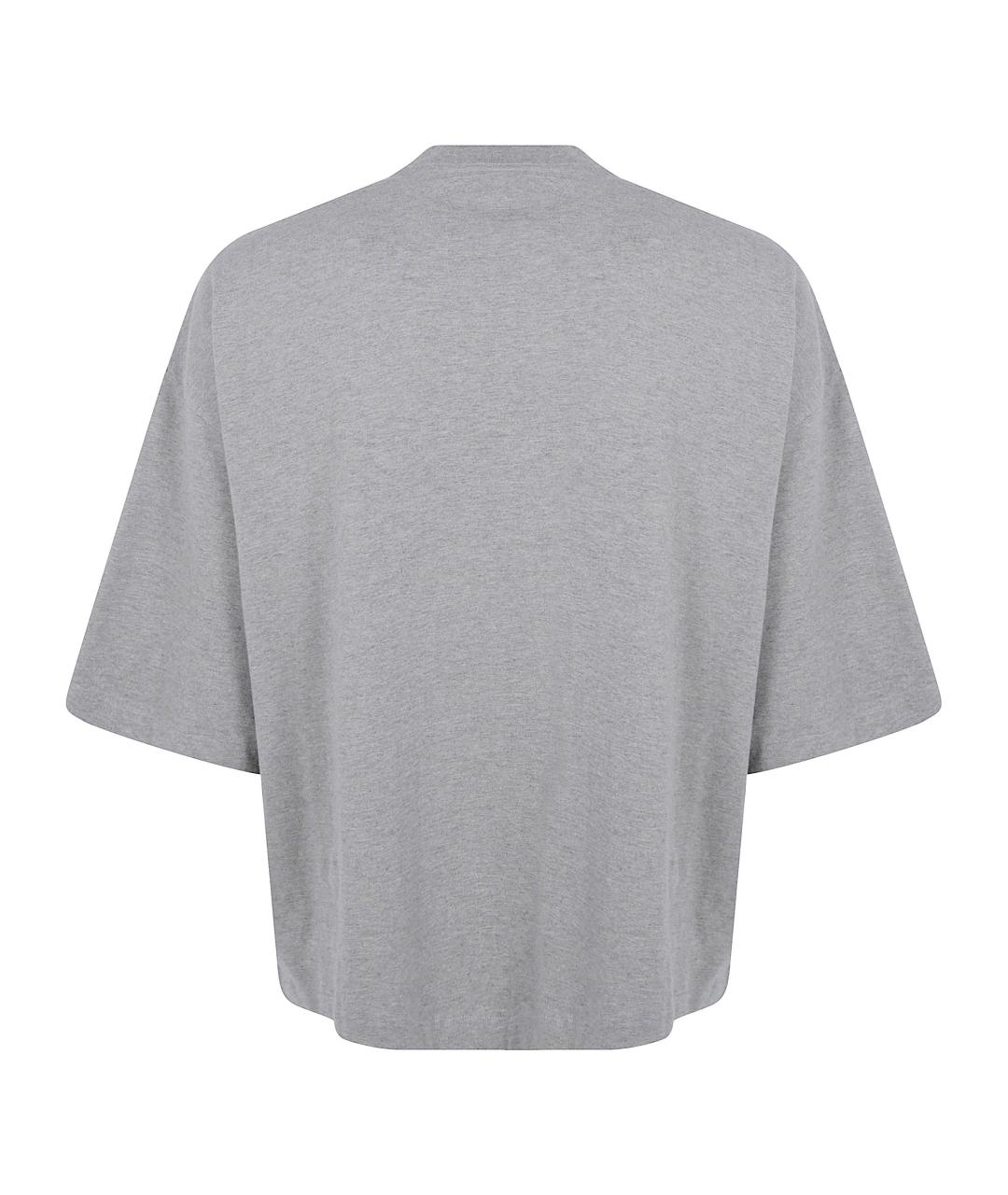 FEAR OF GOD ESSENTIALS Серая хлопковая футболка, фото 2