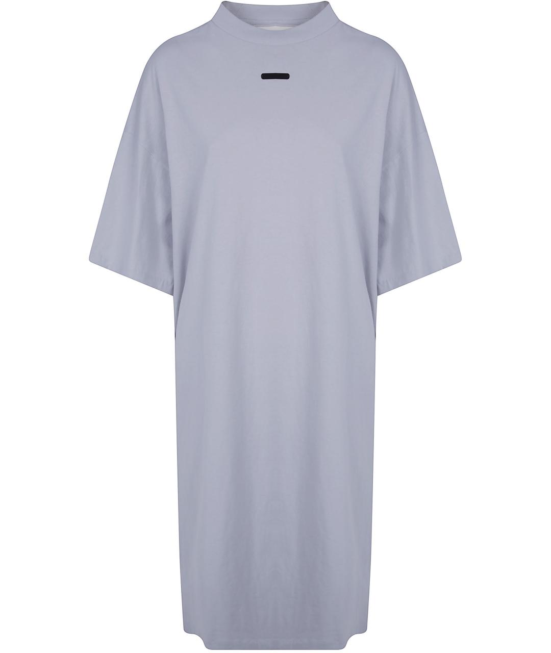 FEAR OF GOD ESSENTIALS Синее хлопковое повседневное платье, фото 1
