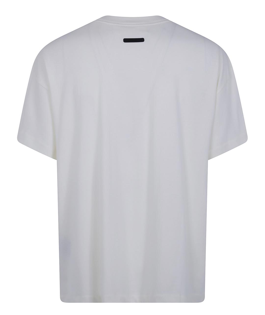 FEAR OF GOD ESSENTIALS Белая хлопко-полиэстеровая футболка, фото 2