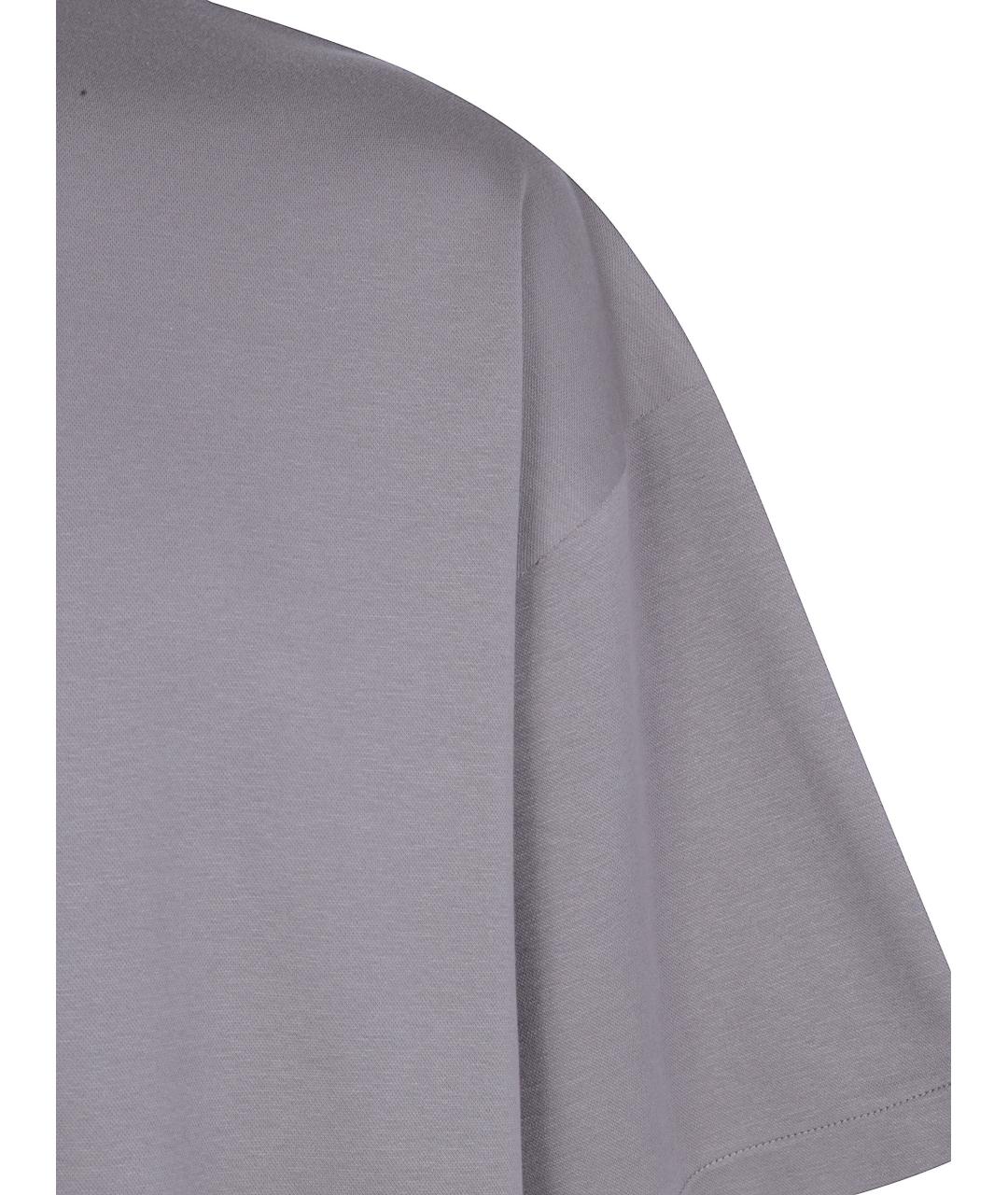 FEAR OF GOD ESSENTIALS Серая хлопковая футболка, фото 3