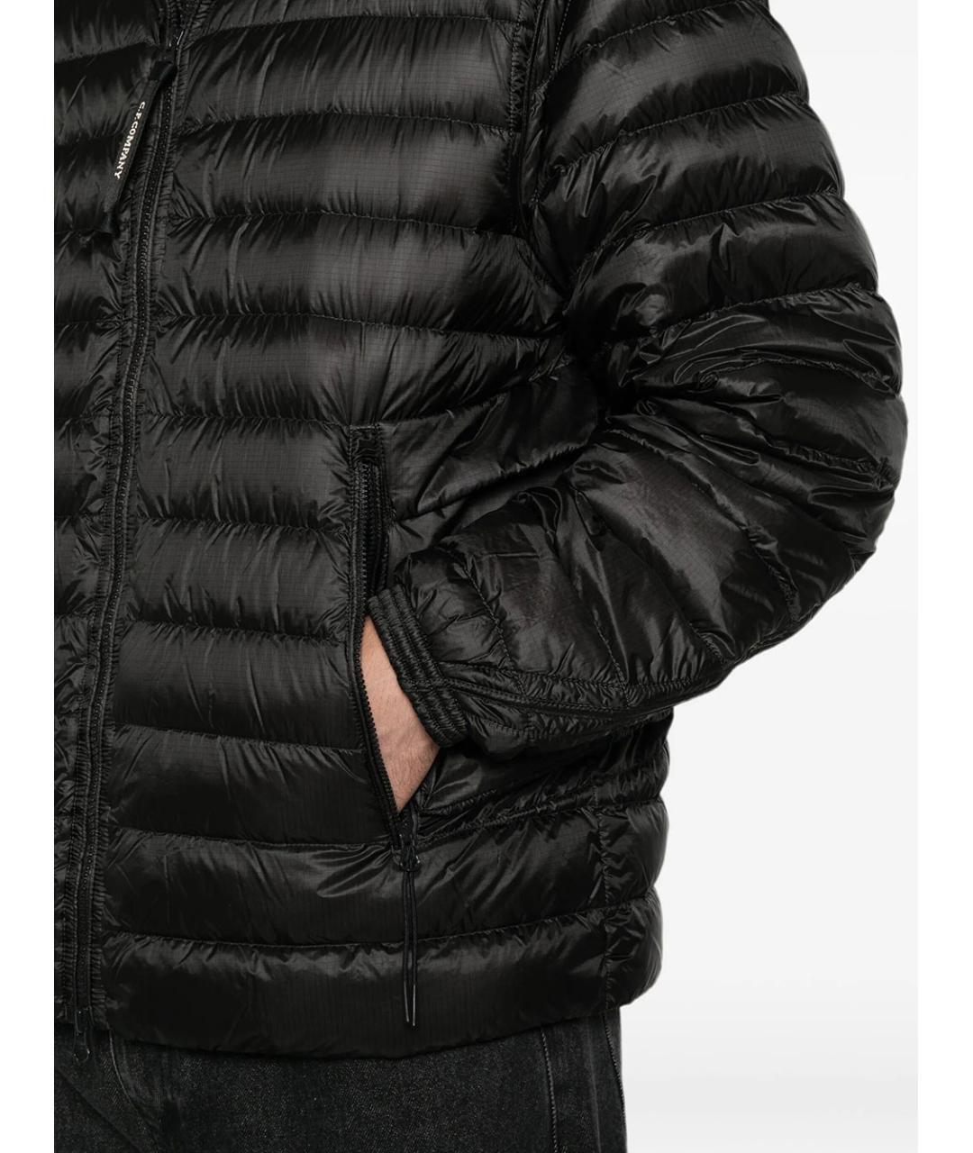 CP COMPANY Черная полиамидовая куртка, фото 4
