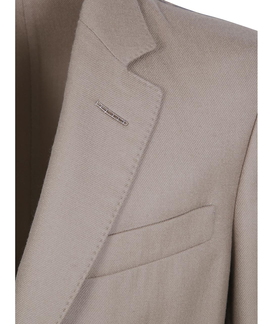 TOM FORD Бежевый шерстяной пиджак, фото 3