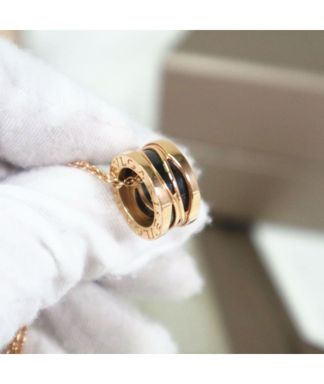BVLGARI Золотая подвеска из розового золота, фото 3