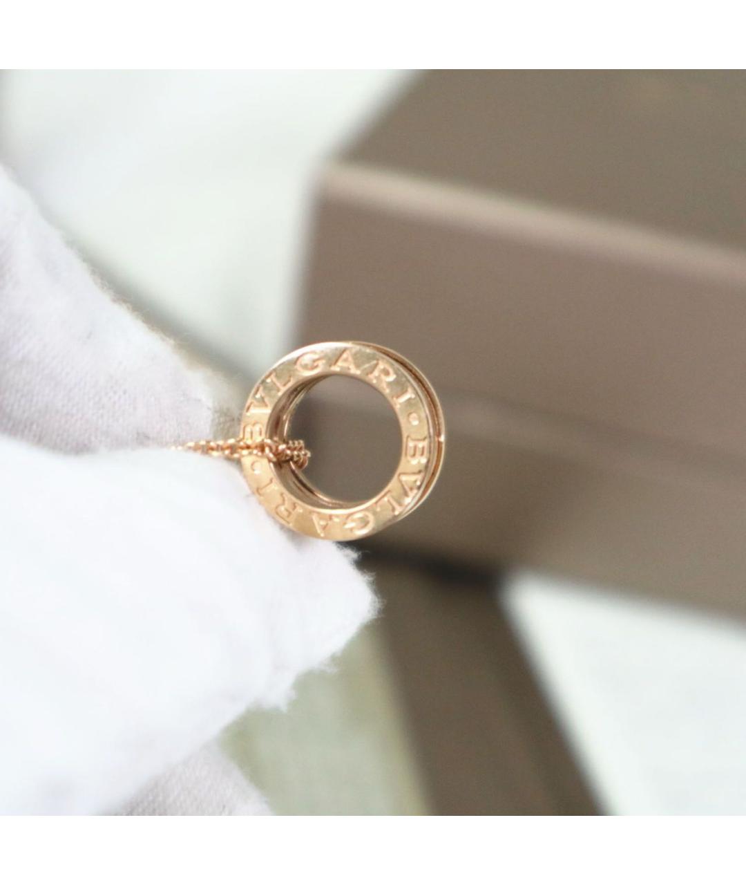 BVLGARI Золотая подвеска из розового золота, фото 4