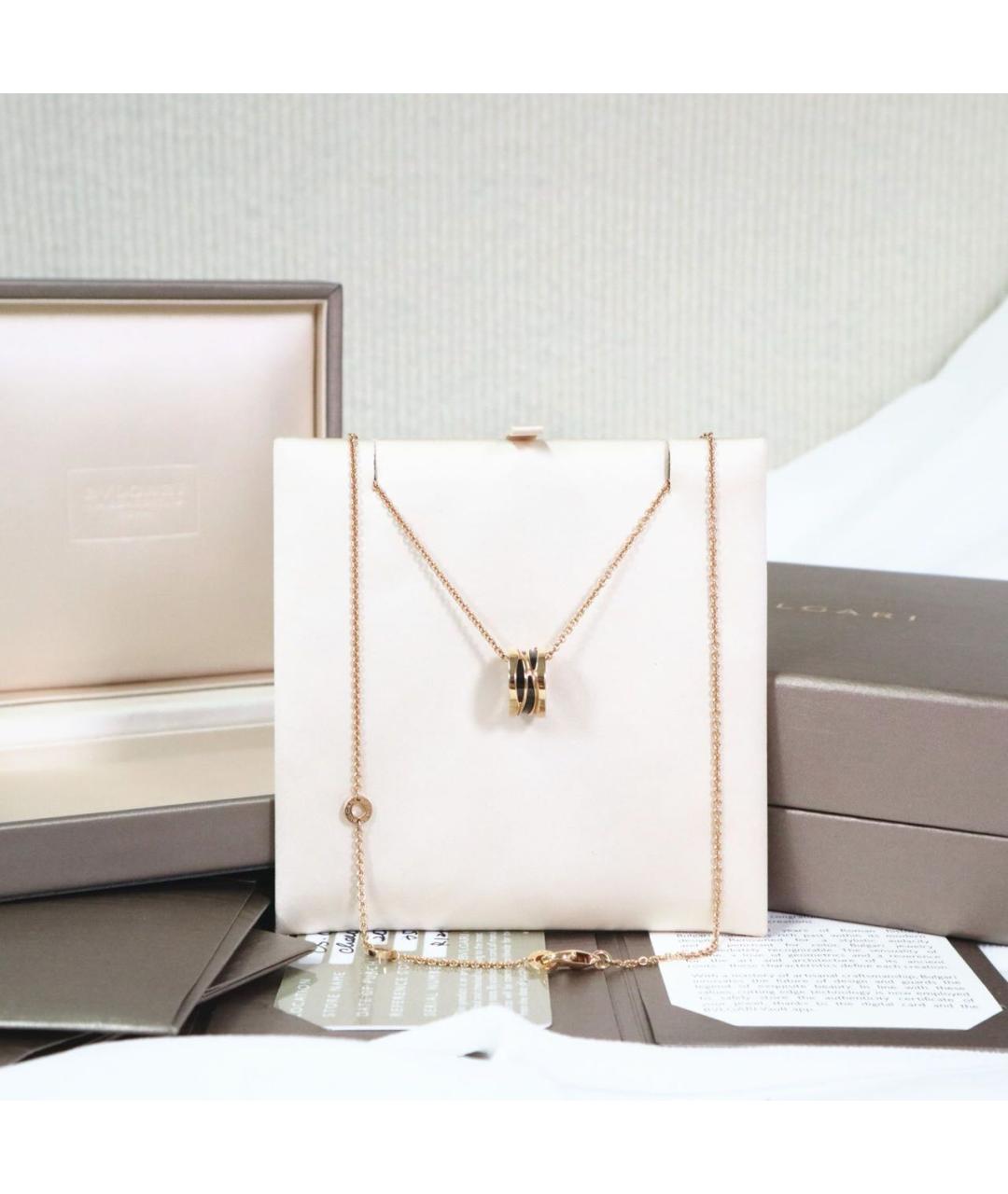 BVLGARI Золотая подвеска из розового золота, фото 5