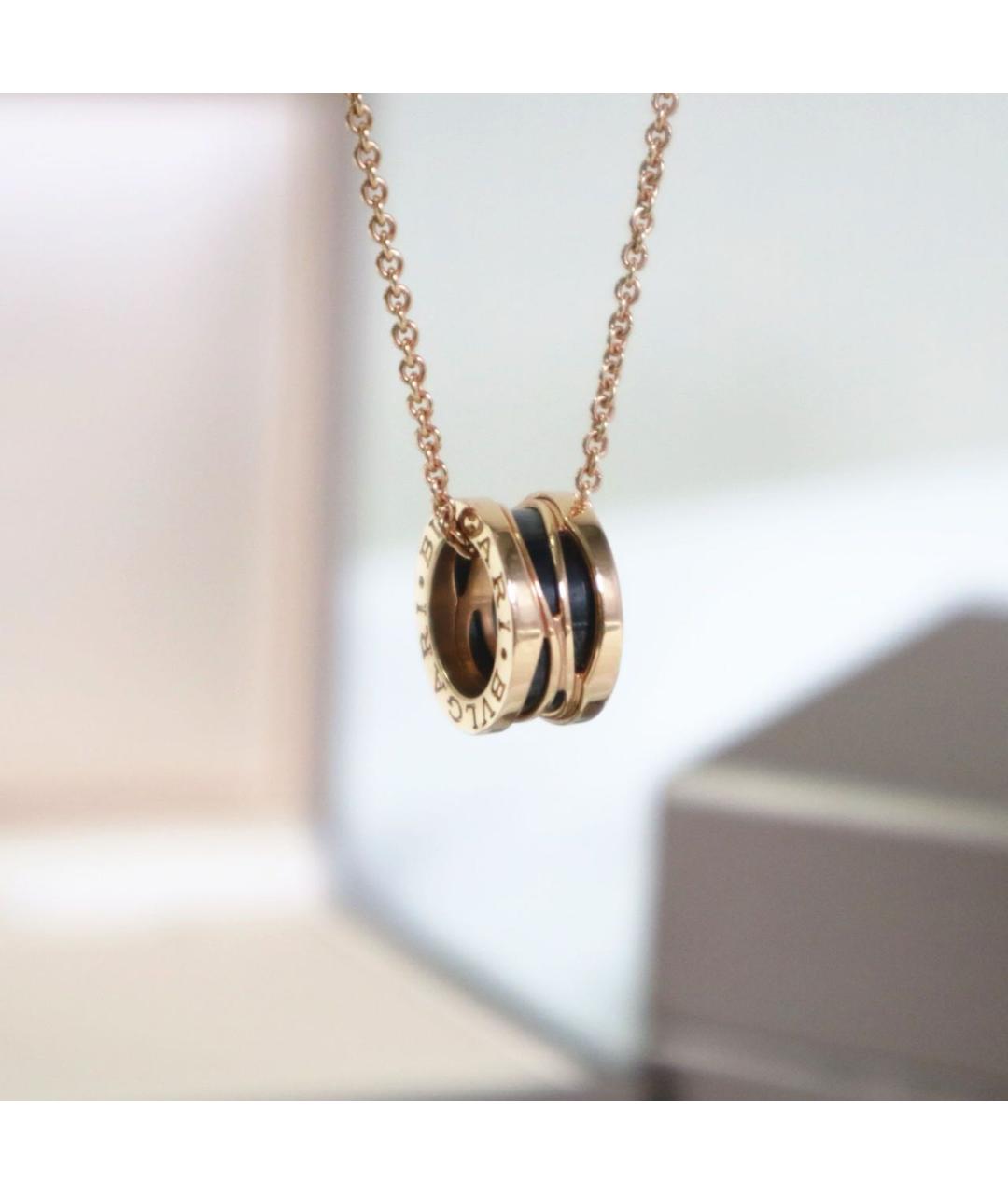 BVLGARI Золотая подвеска из розового золота, фото 2