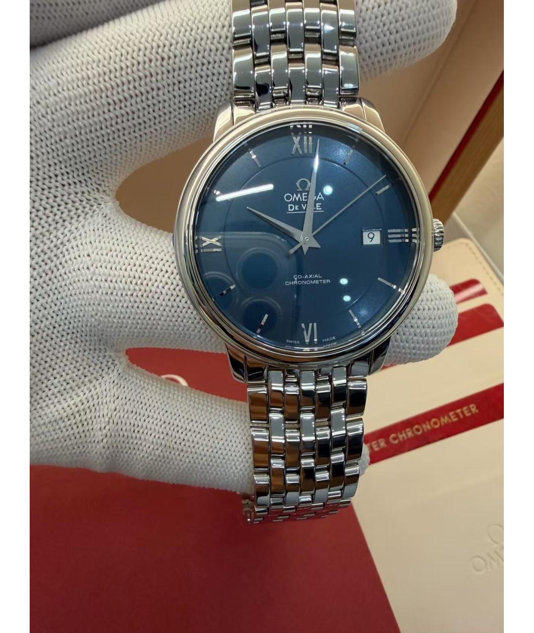 OMEGA Серебряные часы, фото 2