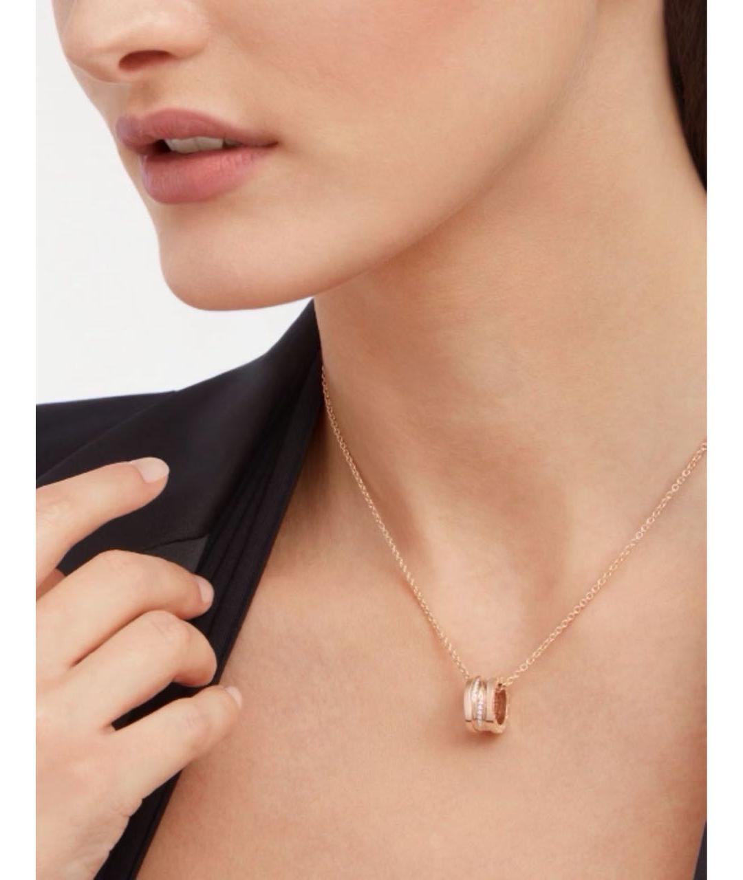 BVLGARI Золотая подвеска из розового золота, фото 6
