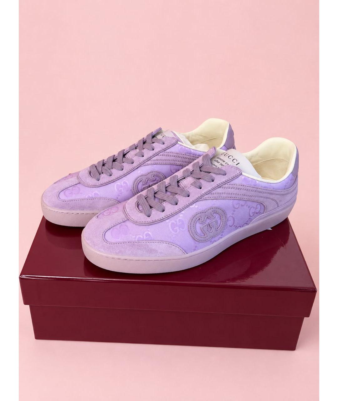 GUCCI Фиолетовые кеды, фото 2