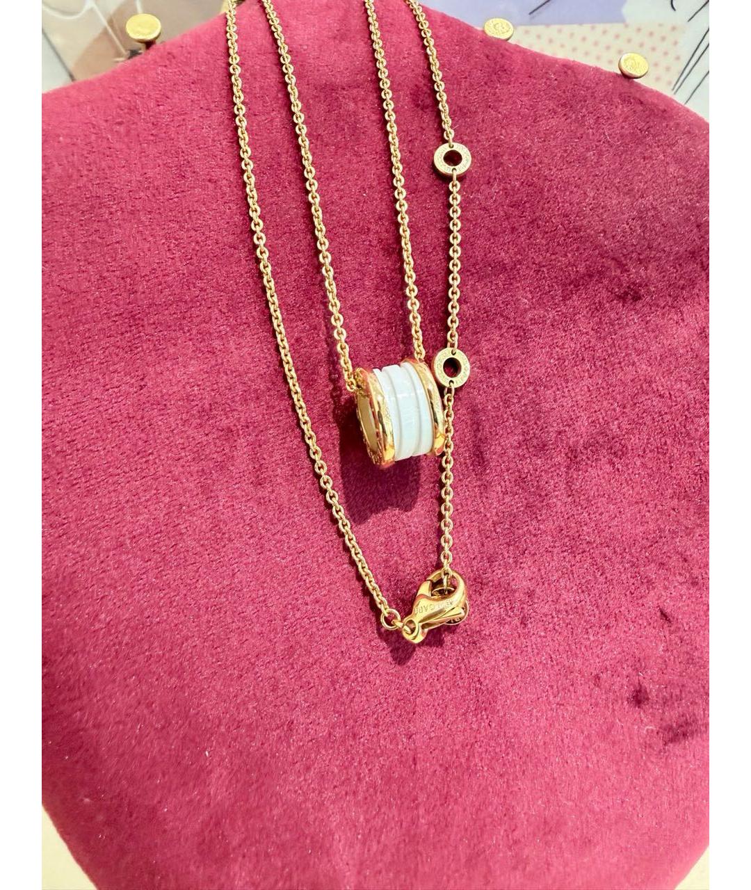 BVLGARI Золотая подвеска из розового золота, фото 4