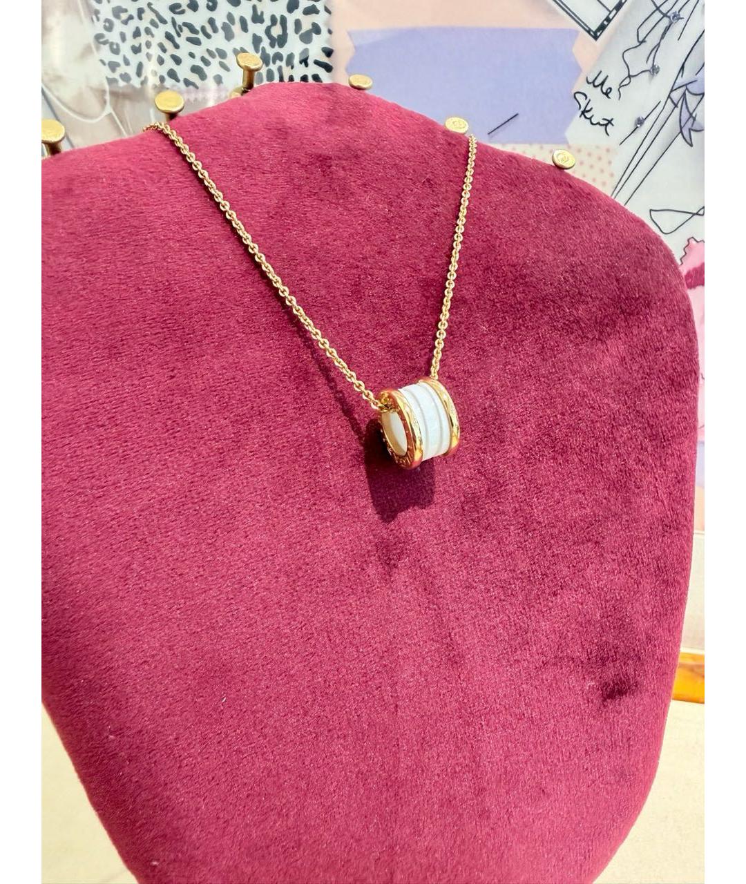 BVLGARI Золотая подвеска из розового золота, фото 3