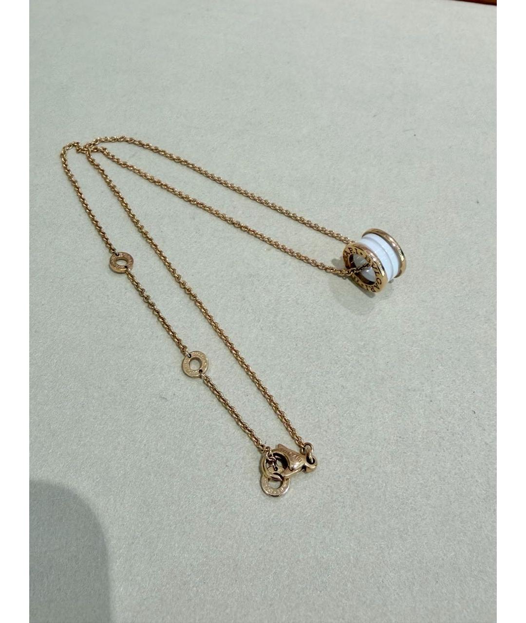 BVLGARI Золотая подвеска из розового золота, фото 6