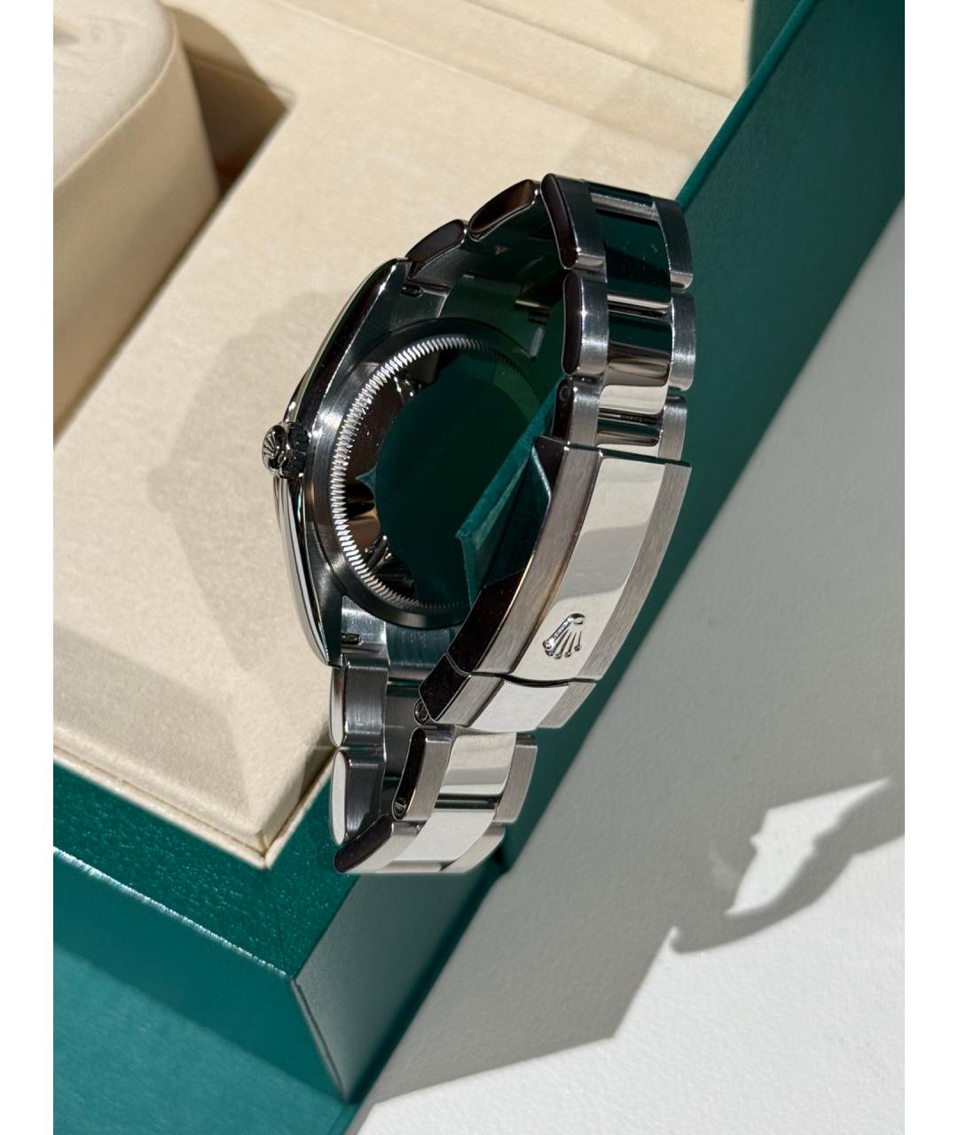 ROLEX Серебряные металлические часы, фото 4