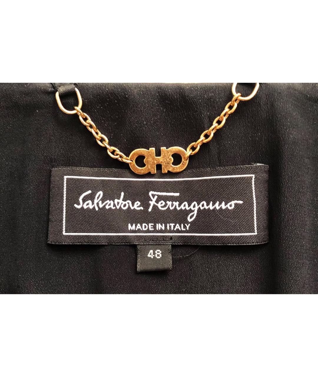 FERRAGAMO Коричневое шерстяное пальто, фото 3