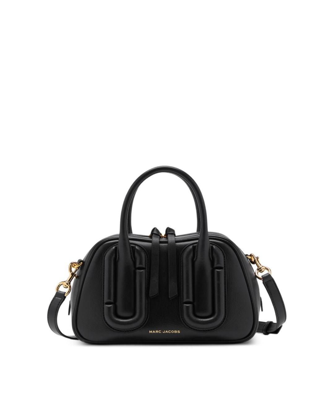MARC JACOBS Черная кожаная сумка через плечо, фото 1