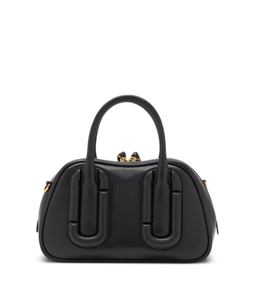 MARC JACOBS Черная кожаная сумка через плечо, фото 2