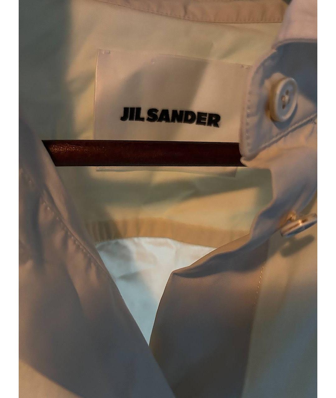 JIL SANDER Бежевое хлопковое платье, фото 4