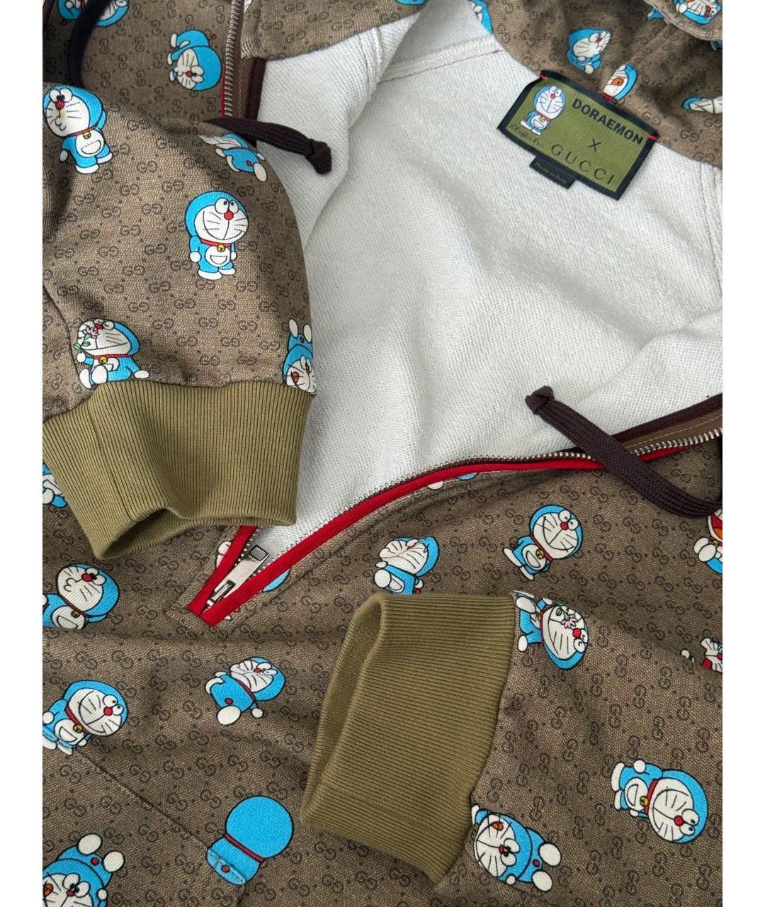 GUCCI Коричневое хлопковое повседневное платье, фото 7