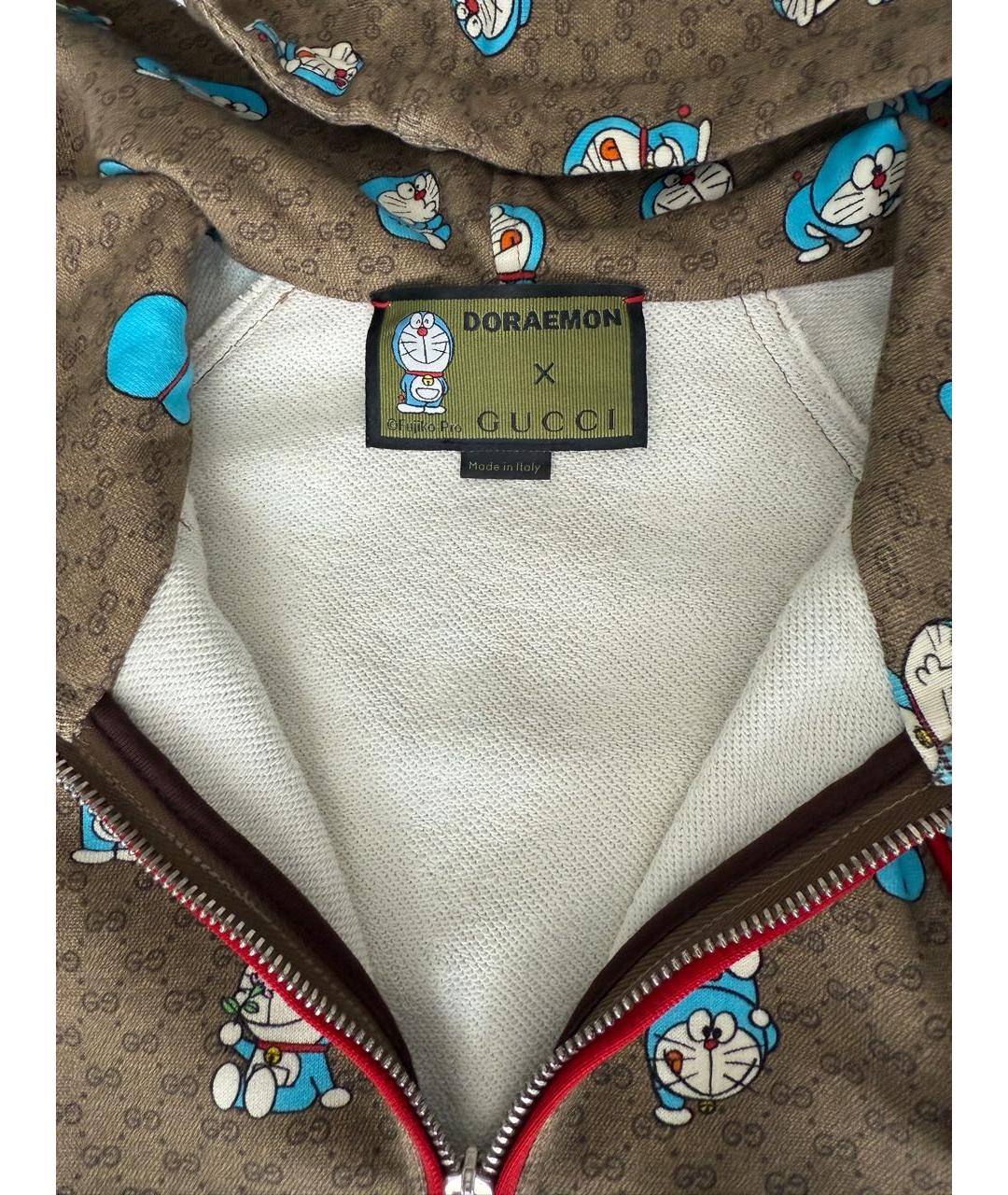 GUCCI Коричневое хлопковое повседневное платье, фото 3