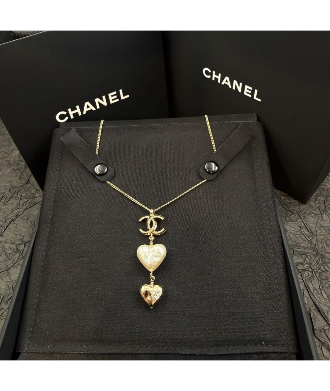 CHANEL Золотая подвеска, фото 8