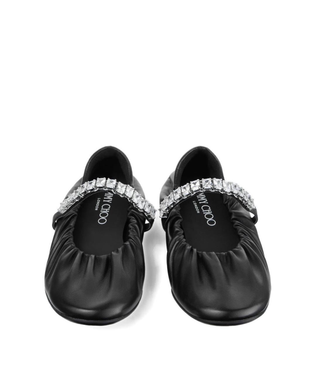 JIMMY CHOO Черные балетки, фото 3