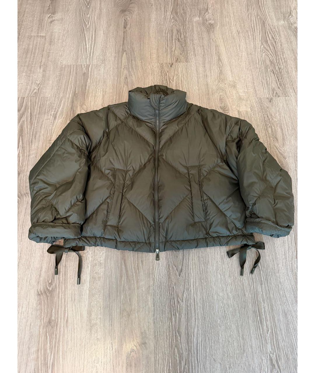 MAX MARA Зеленый пуховик, фото 7