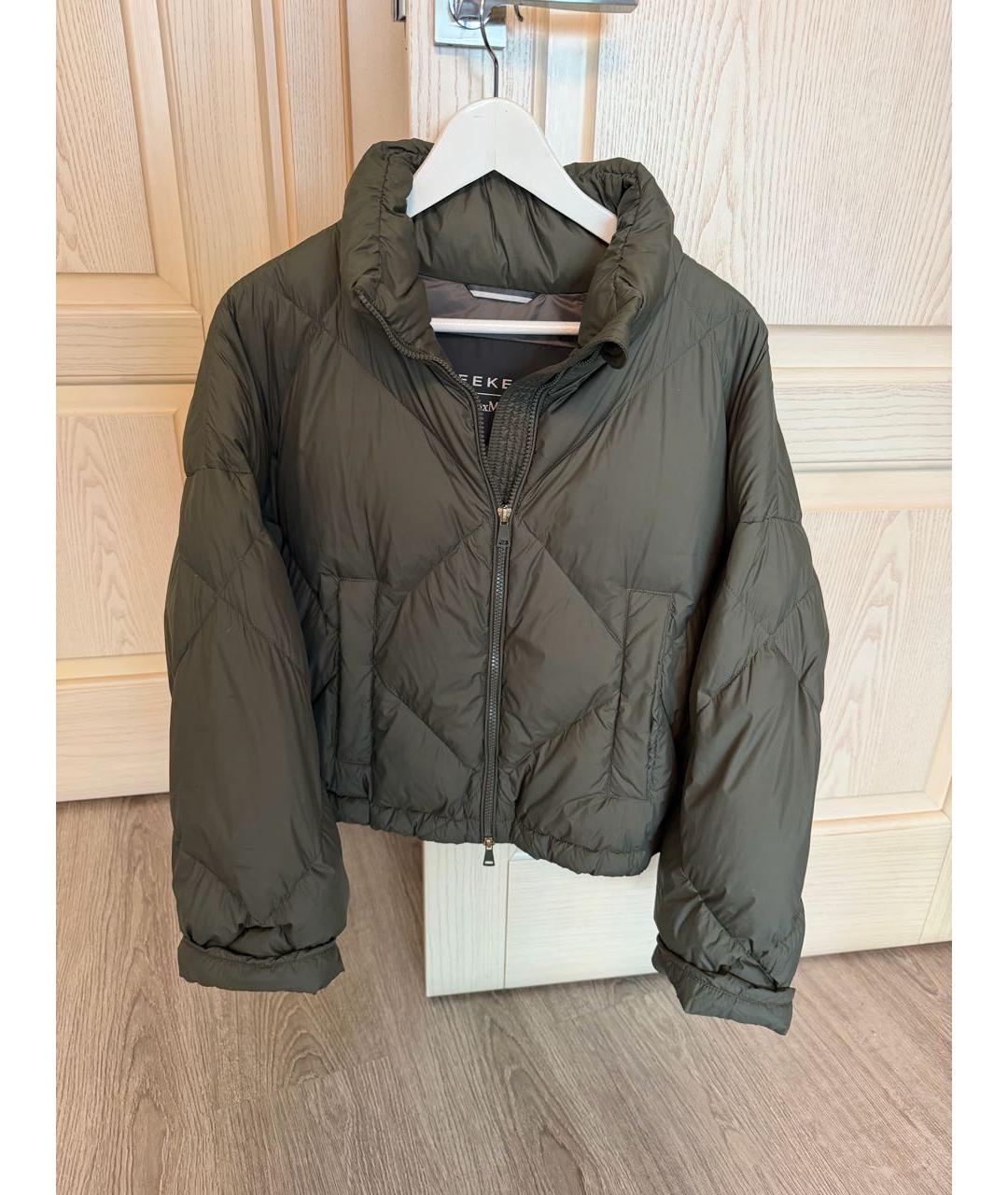 MAX MARA Зеленый пуховик, фото 3
