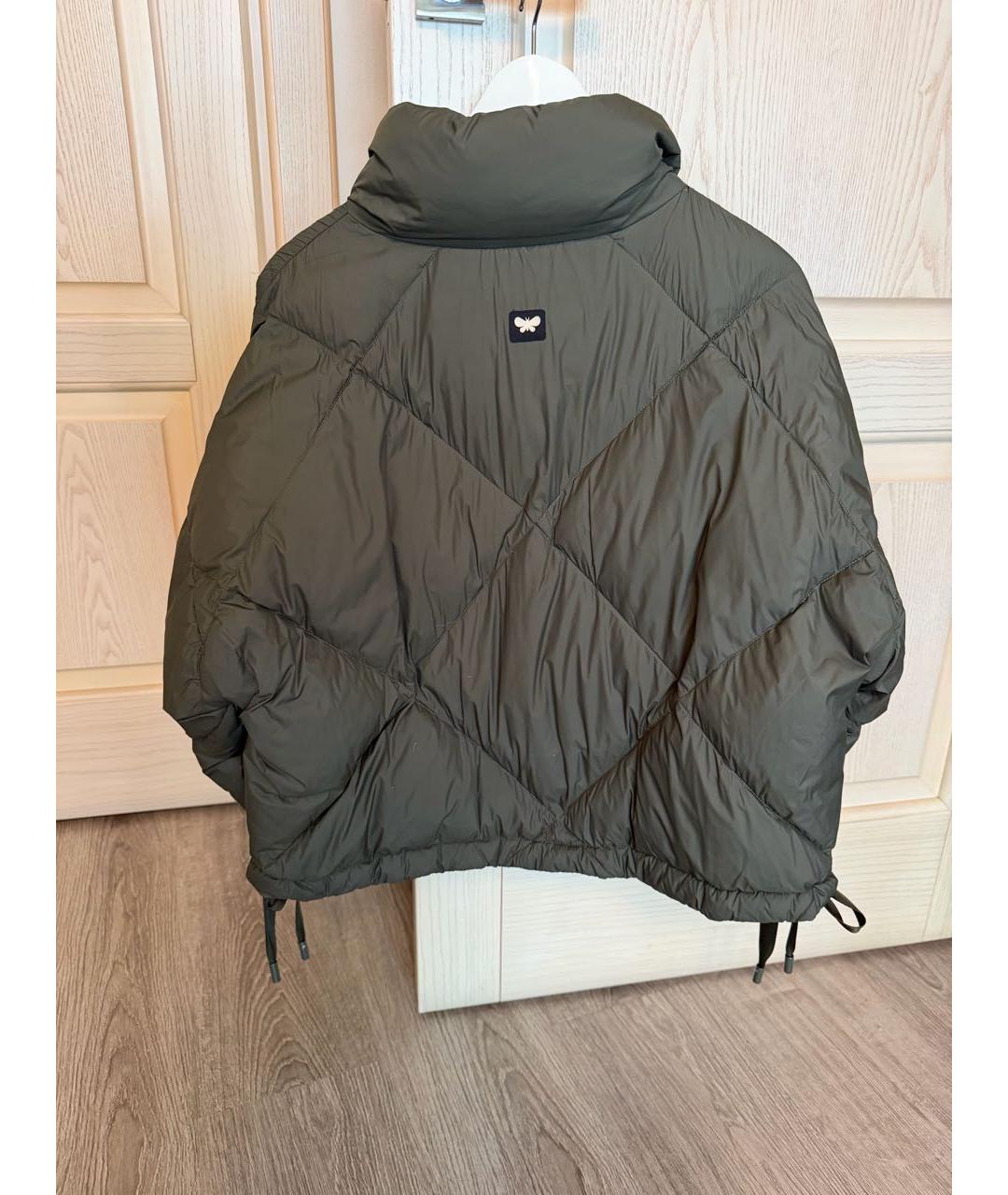 MAX MARA Зеленый пуховик, фото 4