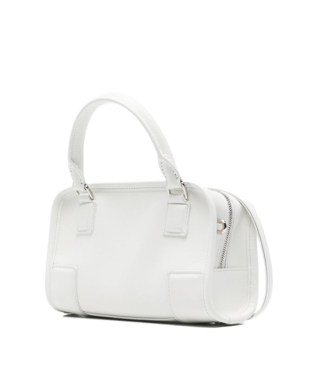 LOEWE Белая кожаная сумка тоут, фото 2