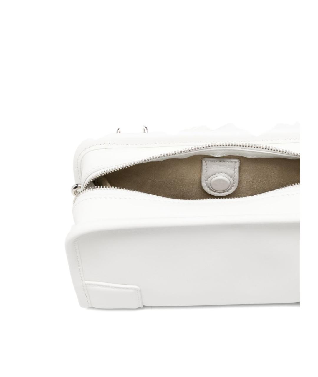 LOEWE Белая кожаная сумка тоут, фото 4
